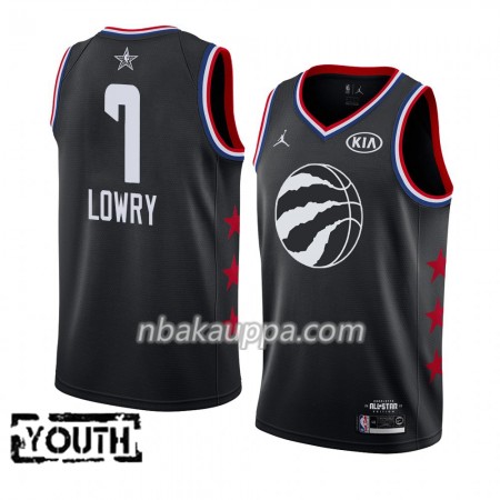 Toronto Raptors Kyle Lowry 7 2019 Kaikki tähti Jordan Brand Musta Pelipaidat Swingman - Lasten